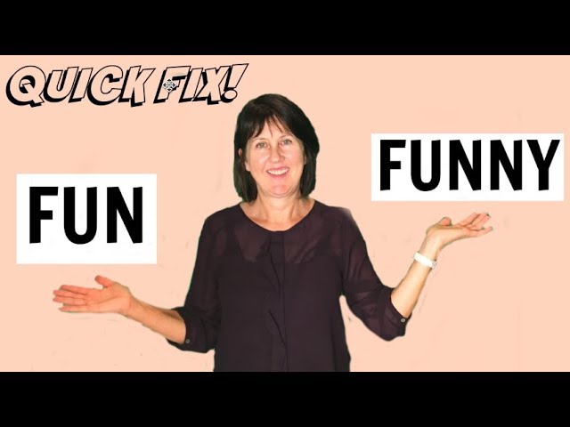 English Vocabulary |  FUN or FUNNY?