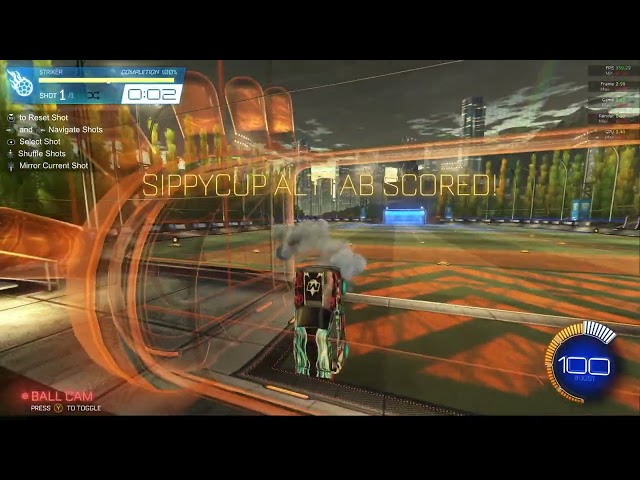 First quadra flip reset