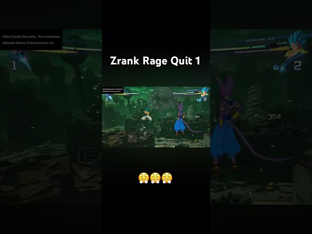 Zrank Rage Quits #1 #sparkingzero #zrank #ragequits #dragonball #dragonballsuper #games #fyp #anime