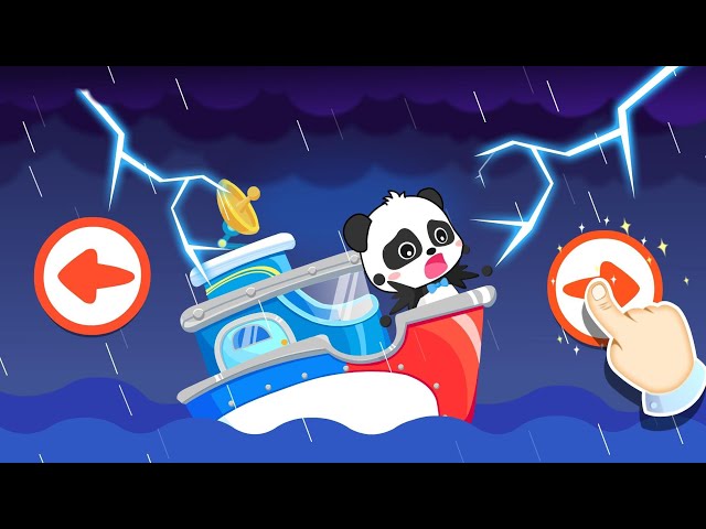 Little Panda's Sailing Adventure - Save Best Friends - Learn About Sailing Safety - Babybus Games