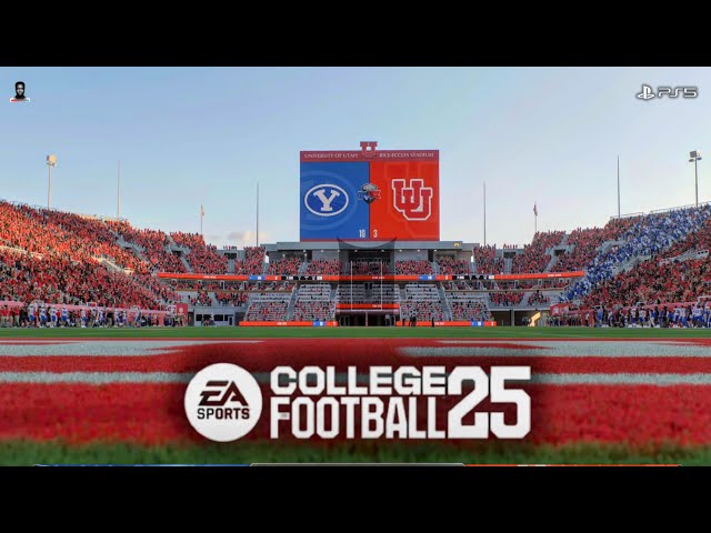 College Football 25: BYU Cougars vs. Utah Utes (PS5) (Full Game)