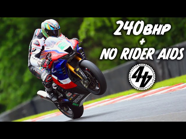 240bhp + NO RIDER AIDS | Honda British Superbike Test