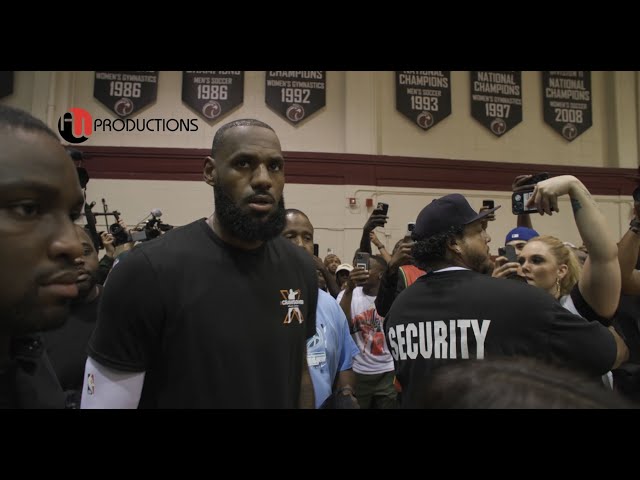 LEBRON JAMES SHUTS DOWN SEATTLE!!! | The Crawsover Pro-Am