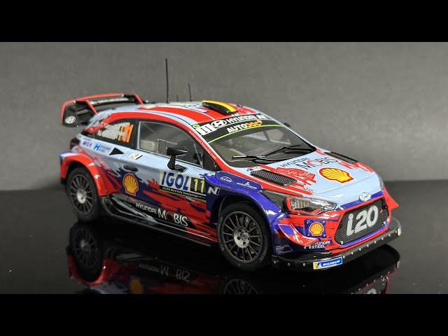 [Full build] HYUNDAI I20 COUPE WRC TOUR DE CORSE 2019 T.NEUVILLE - Car Model 1/24 (Belkits)