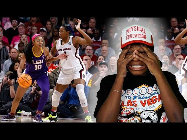 REACTING TO SOUTH CAROLINA VS LSU GAME! Didnt expect that score..(NCAA Womens Basketball Highlights)