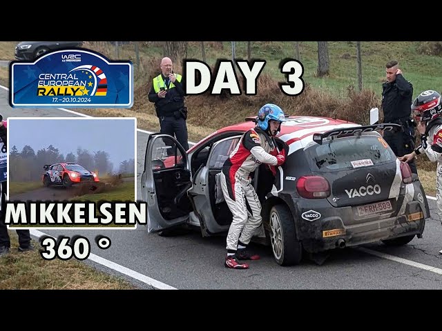 Central European Rally 2024 | Mikkelsen 360 - Yohan Rossel & Fourmaux Crash