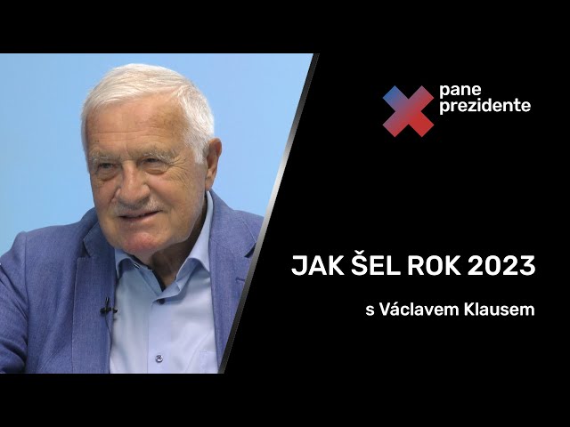 Jak šel rok 2023 s Václavem Klausem