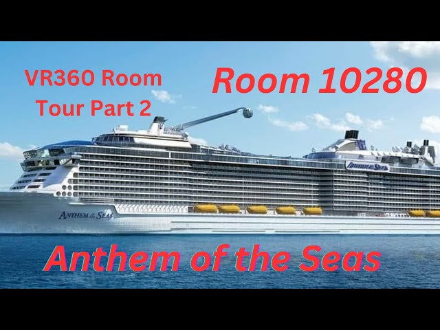 VR360 Balcony room 10280 part 2 #cruise #royalcaribbean #anthemoftheseas