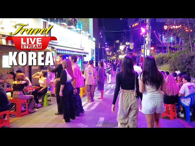 Seoul Walk Tour Live | Night Walk in Seoul | Itaewon night street walking tour live with talk