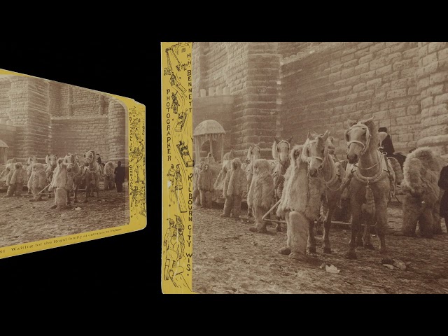 Awaiting Royal Family, St. Paul Ice Carnival ~1888 (VR 3D still-image)