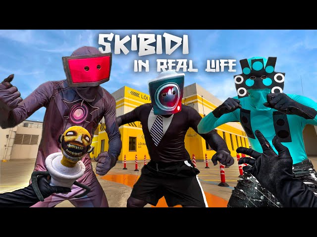 Money Heist vs Zombie Skibidi Toilet 2 | New World | ( Epic Parkour Pov Chase )