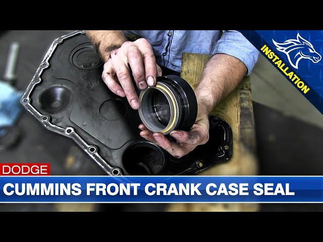 Front Crank Case Seal Install: 5.9L/6.7L Dodge Cummins #cumminsdiesel #cummins #diesel