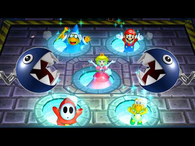 Mario Party 9 Minigames - Mario Vs Shy Guy Vs Kamek Vs Koopa Troopa (Master Difficulty)