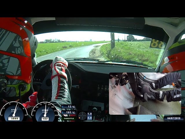 ONBOARD TAC Rally 2018 BMW M3 E30 by Mats vd Brand & Eddy Smeets - PURE SOUND