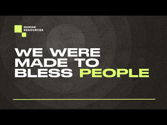 WE WERE MADE TO BLESS PEOPLE | Apostle Wyatt Fabe| November 21, 2024