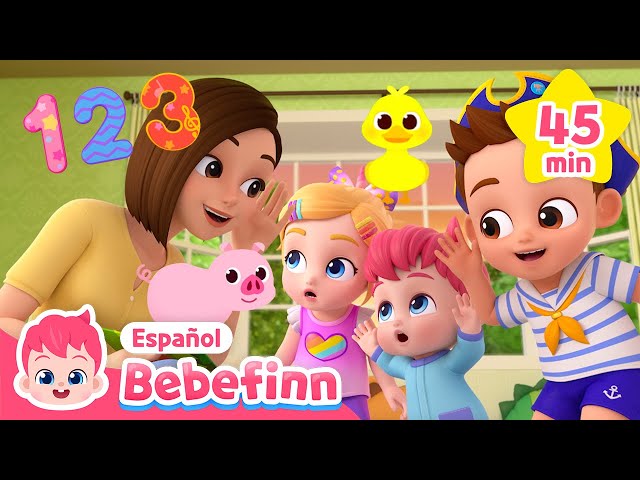 🔢🔠 Aprendo Nuevas Cosas Todos Los Días | Canciones Infantiles | Bebefinn en español