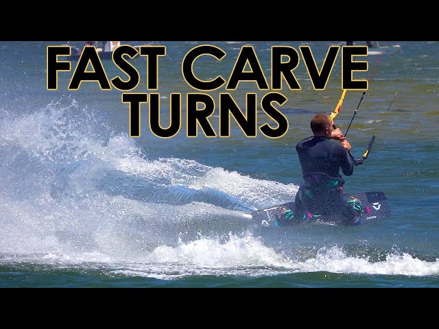 High-speed Carve Transitions (kiteboard tutorial)