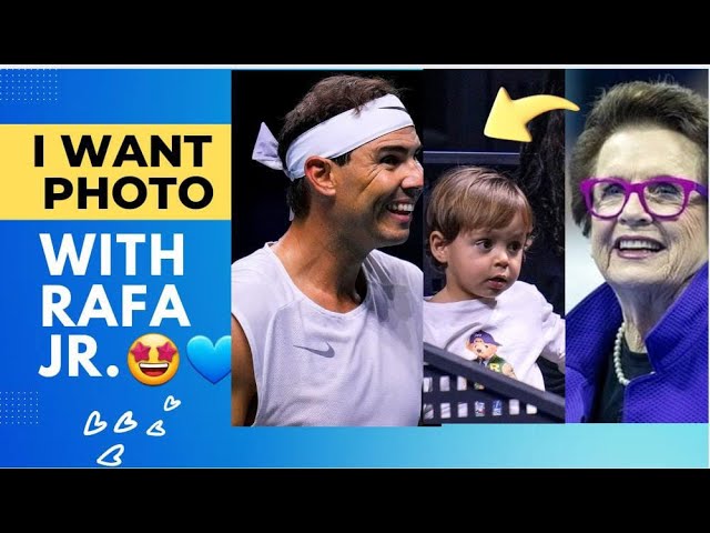 Heartwarming Moment: Billie Jean King’s Sweet Request to Rafael Nadal in Malaga😍