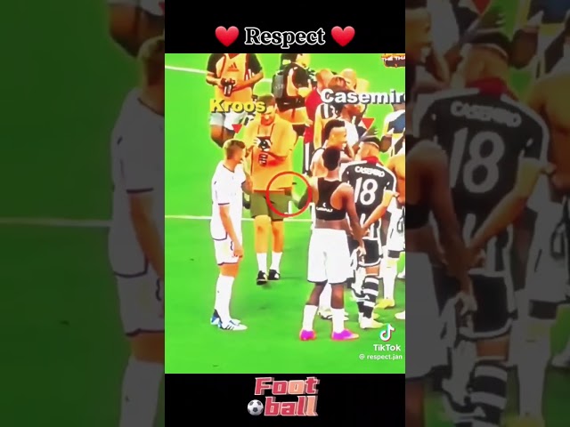 Respect moments in Football 👏❤️‍🩹#respect #foryou#funny  #moments #viralshorts