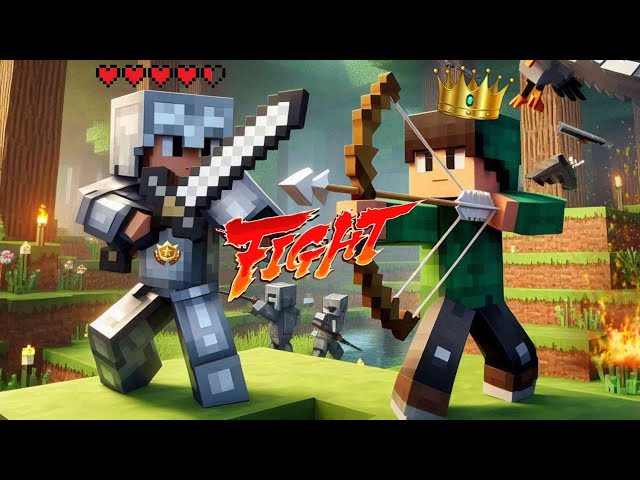 ✨"Epic Minecraft: 1vs4 Ultimate PvP Challenge!"💥 #shorts #minecraft