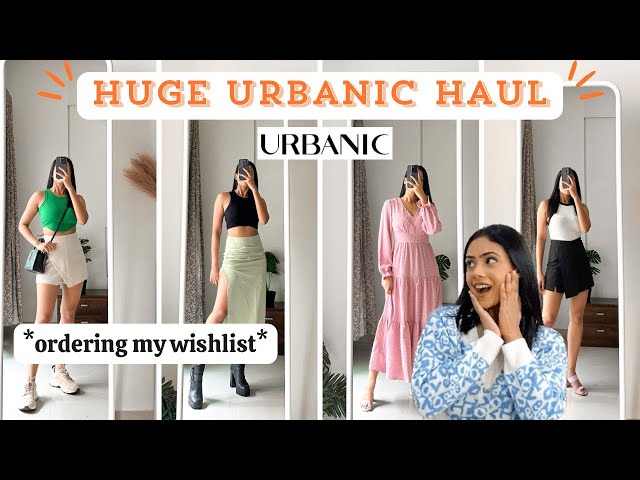 Huge Urbanic Haul | Ordering my Wishlist | Try-on Haul | Tops, skirt, dress and more! |