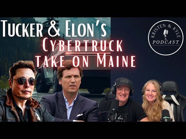 Tucker Carlson and Elon's Cybertruck take on Rural Maine/ Will It replace their everyday truck?