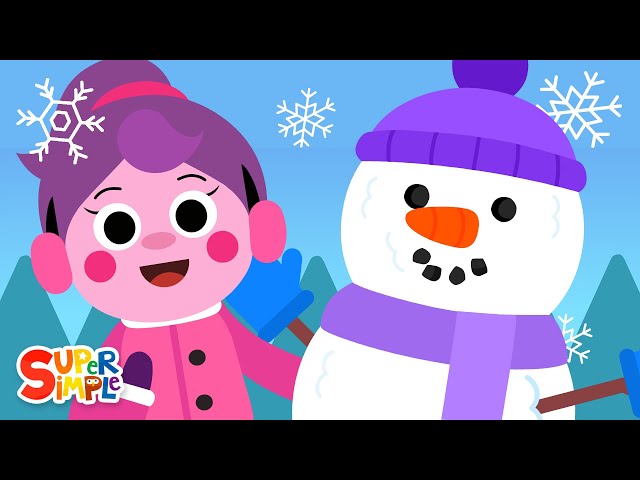 Let's Make A Snowman | Kids Winter Songs | Super Simple Songs