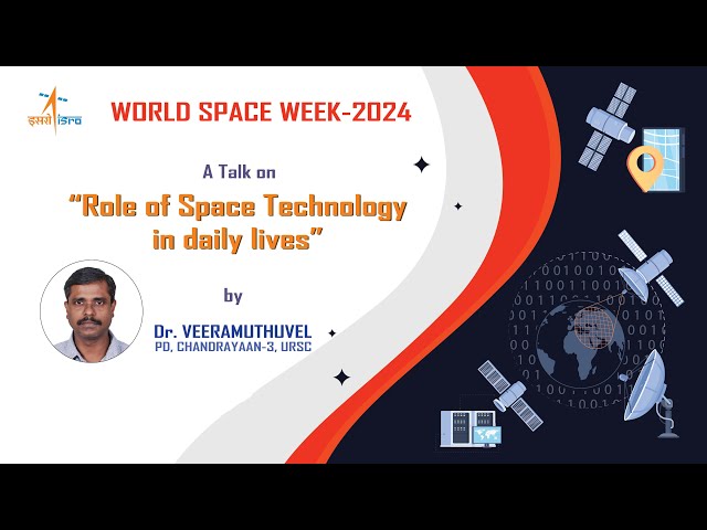 Role of Space Technology in daily lives by  Dr  P  Veeramuthuvel