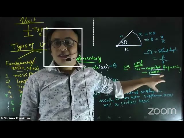 NEET/JEE XI Physics/ Chapter 1: Unit & Measurement ( Units - Types & SI )