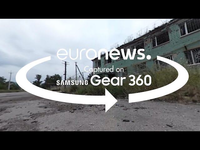 360° video: Experience life on Ukraine's front line in Stanytsia Luhanska