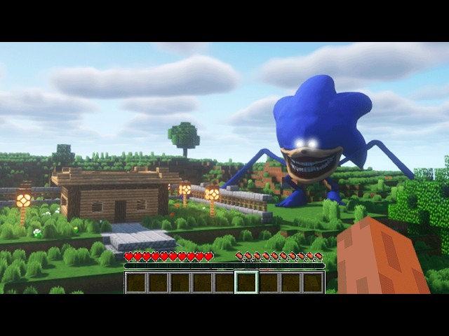 SURVIVAL WITH SCARY SHIN SONIC IN MINECRAFT