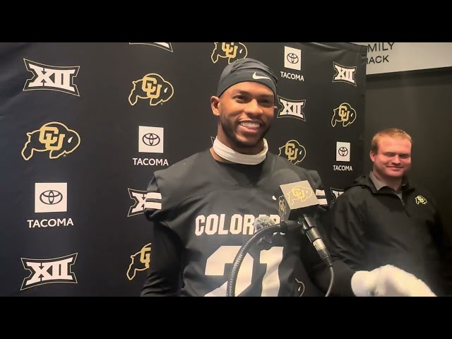 Colorado safety Shilo Sanders on mindset of the Buffaloes going down the stretch