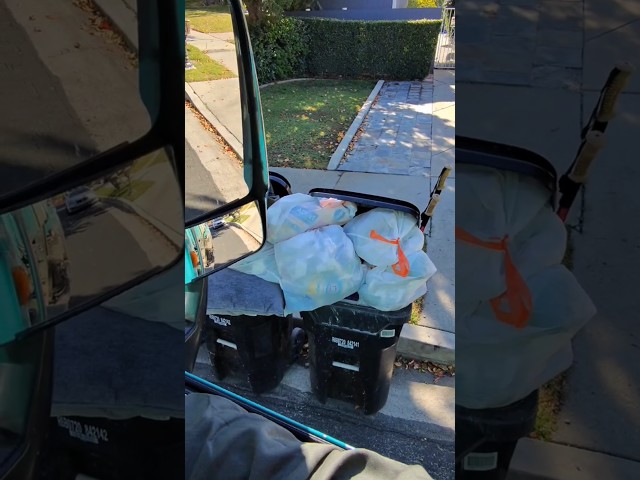 Garbage Truck Driver POV: a bridge made out of trash!