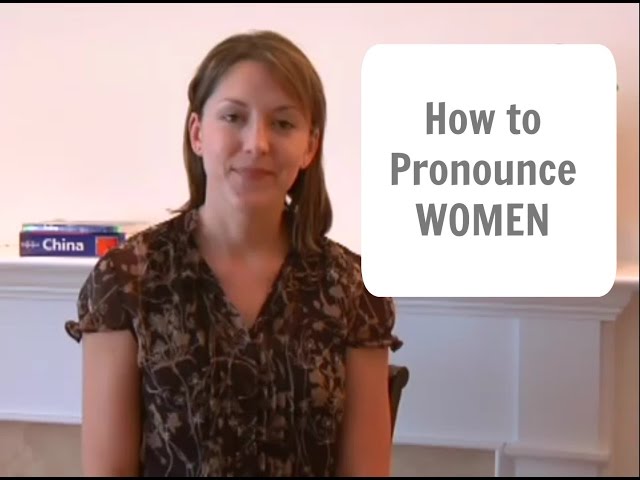 How to pronounce WOMEN 👭 American English Pronunciation Lesson #learnenglish #english