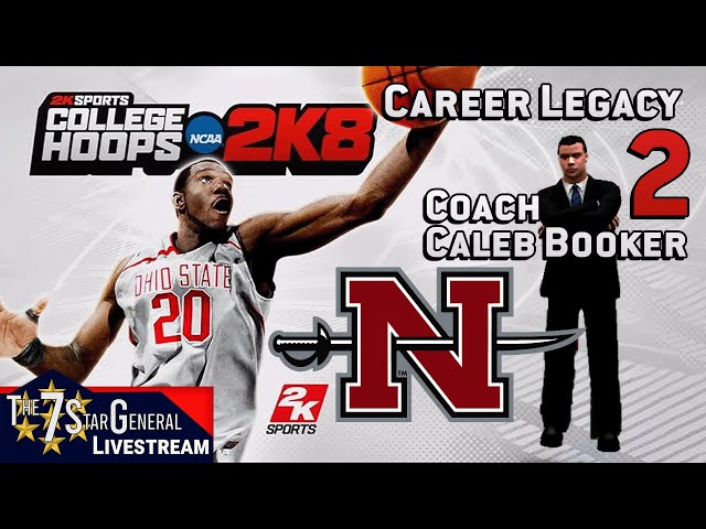 Caleb Booker Career Legacy | College Basketball 2K8 | Livestream 2