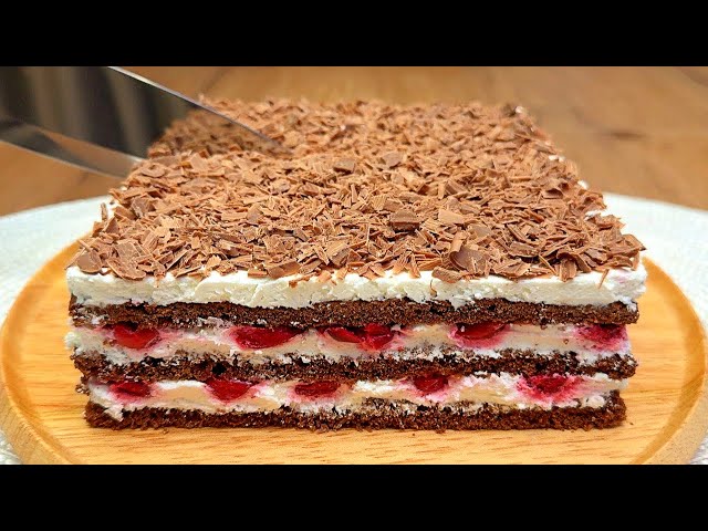 Delicious homemade dessert in 15 minutes that melts in your mouth! Incredible cake!