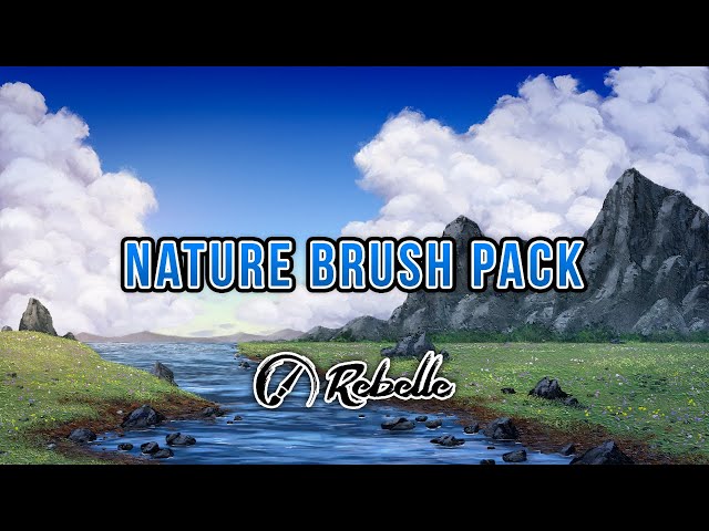 Nature Brush Pack - Rebelle Tutorial