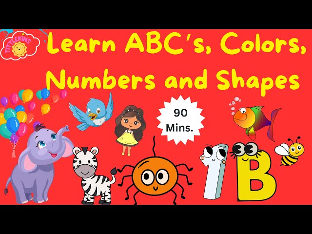 Best video to Learn ABC’s, Colors, Phonics, Numbers, Shapes,Songs & More 💫#tittlekins #youresosmart