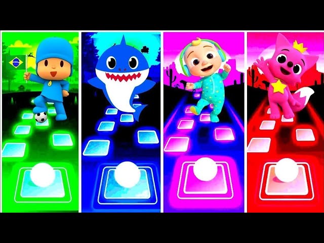 Pocoyo 🆚 Baby Shark 🆚 Cocomelon 🆚 Pinkfong  🎶 Who ls Best