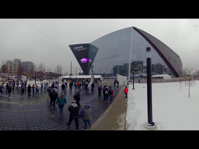 Minnesota Vikings NFL game day time lapse