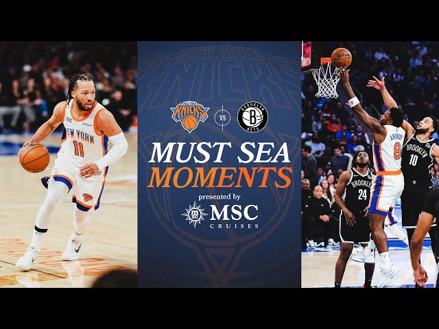 FULL Game Highlight: Knicks defeat Brooklyn Nets at home | November 17th, 2024