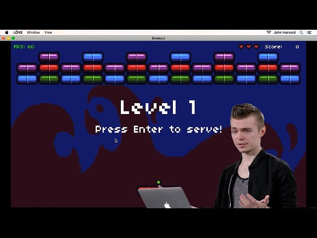 Breakout - Lecture 2 - CS50's Introduction to Game Development 2018