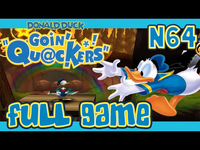 Donald Duck: Goin' Quackers | Quack Attack Walkthrough FULL GAME Longplay (N64)