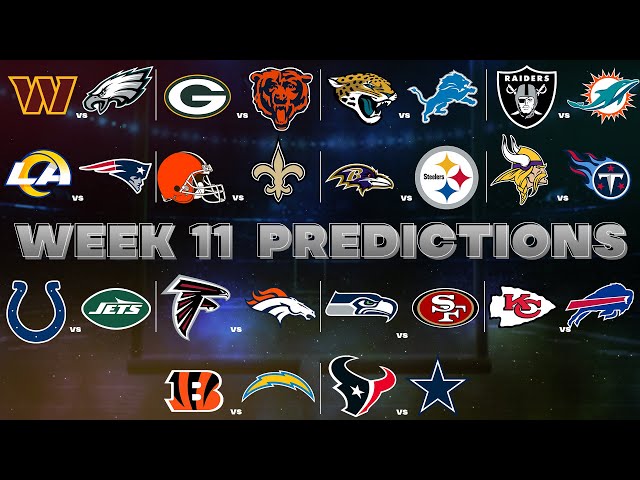 NFL Week 11 Predictions