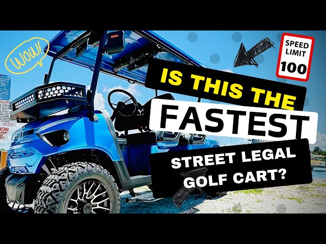 INSANE! Vibe Flex LSV goes 45 MPH! This is why I sold my EPIC GOLF CART