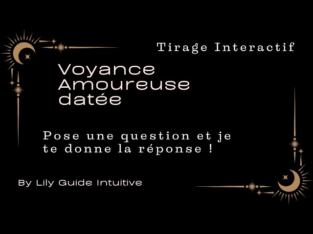 Pose une question ! La réponse ici ! Tirage sentimental interactif 🔮🙏💕