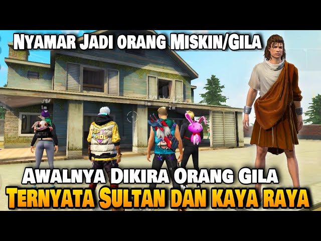 Film Pendek FF | Awalnya Dikira Kakek Miskin Dan Gila!! Ternyata Sultan Dan Kaya Raya!!