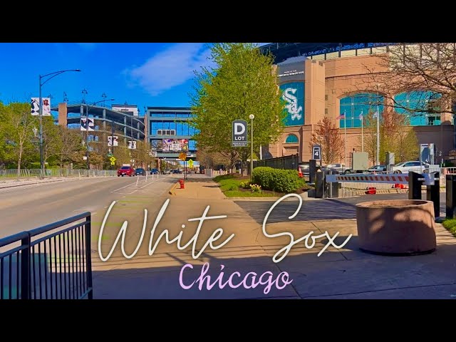 {4K} Chicago Walking Vlog 2024 | Outside the White Sox Stadium | Virtual Walking Tour 💕