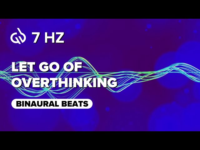 LOW FREQUENCY [7 Hz] Theta Binaural Beats - Let go of Overthinking, Deep Sleep Music