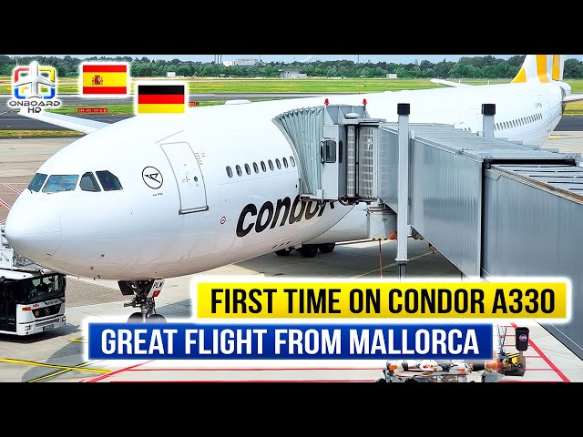 TRIP REPORT | How the German's fly to Mallorca! | Mallorca to Dusseldorf | CONDOR Airbus A330